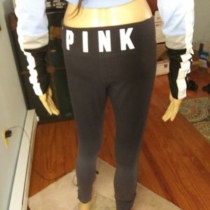 Pink Victorias Secret yoga pants. Sz-M